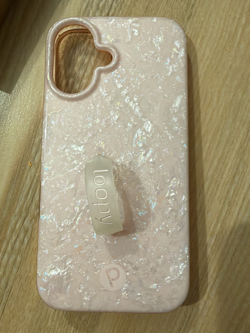 Loopy iphone 16 Light pink moonstone